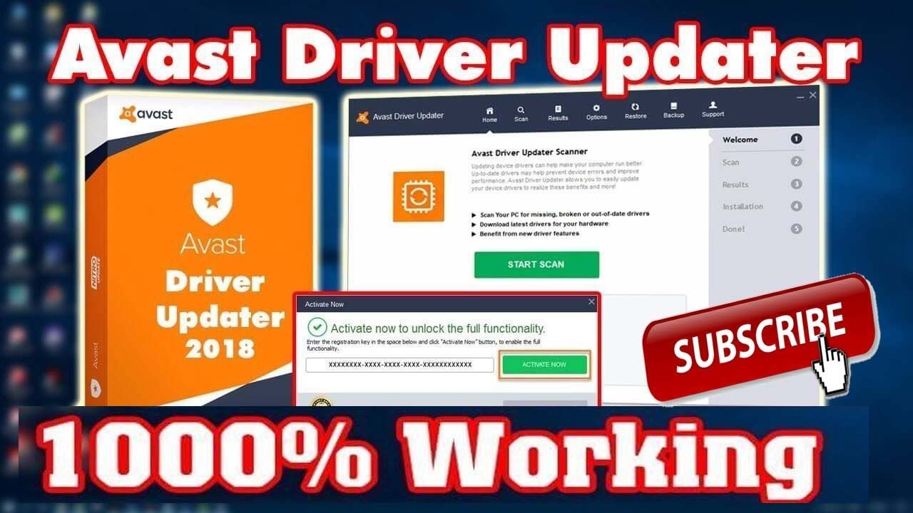 Avg Driver Updater Key 2018
